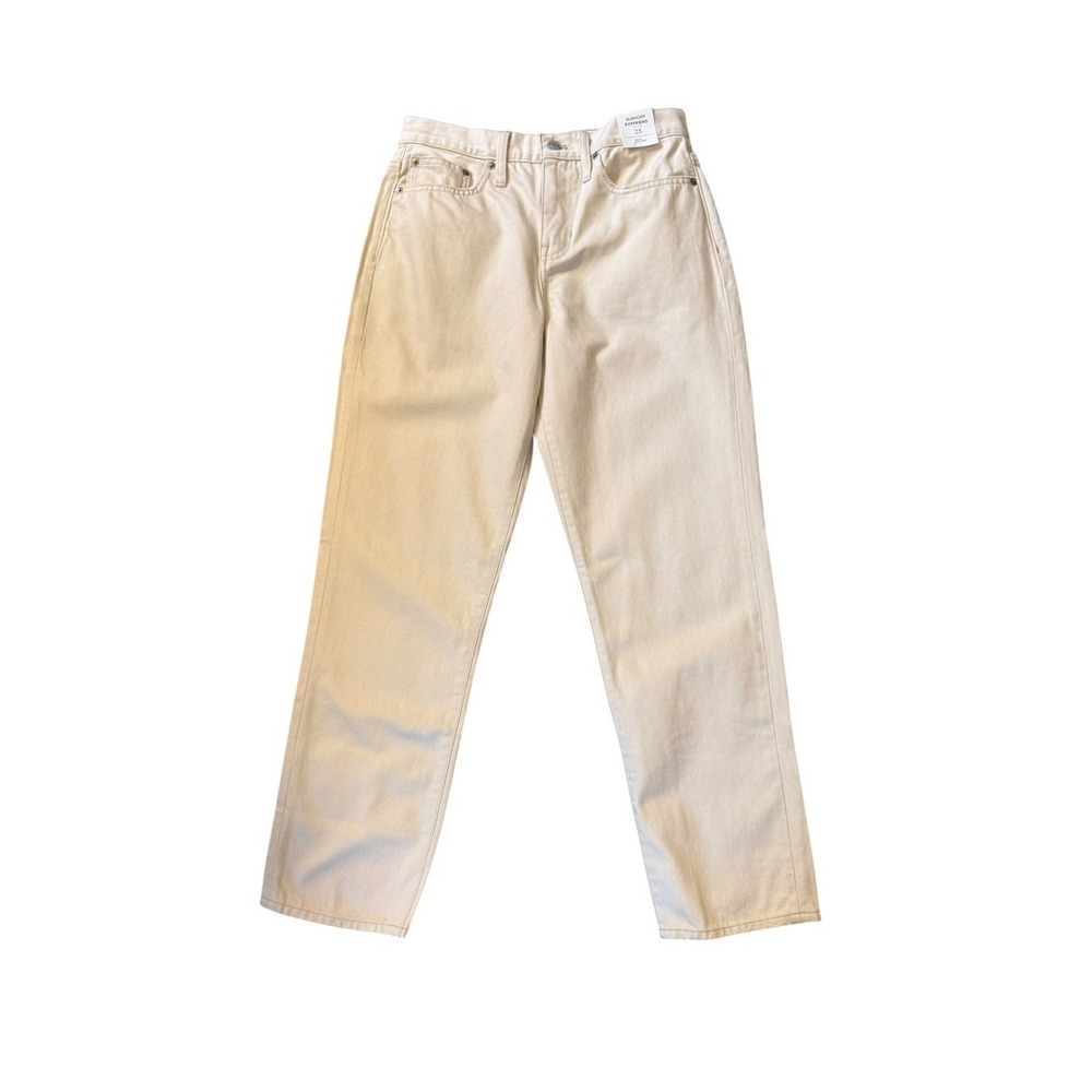 J.Crew Slouchy Boyfriend Jean Natural Ecr 100% Cotton Denim Size 2 25 BD367 NWTu